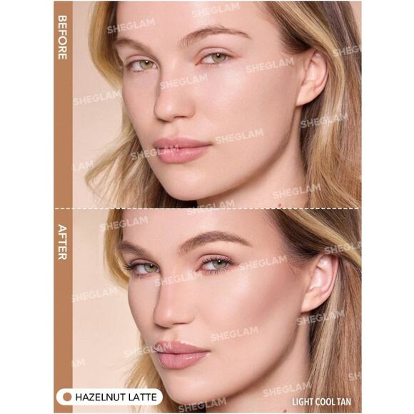 SHEGLAM Sun Sculpt Liquid Contour – Hazelnut Latte | Matte Finish,ormula - Picture 3 of 12